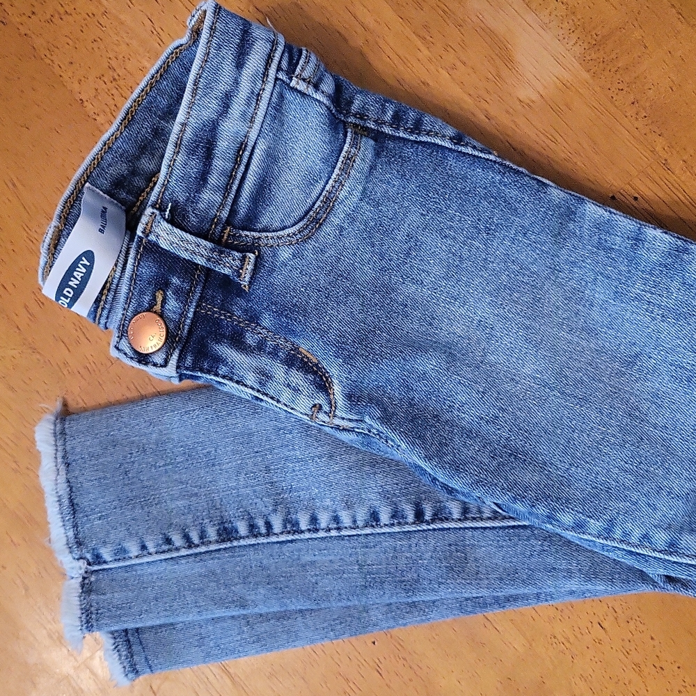 OLD NAVY BALLERINA Denim/Jeans Girl's Sz 4T